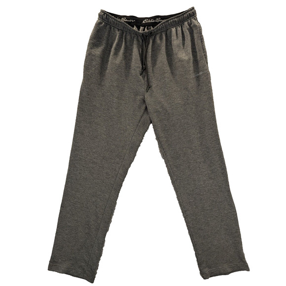 Eddie Bauer Sweatpants Medium Men's Gray Lounge Fleece Activewear Poly Blend - Picture 1 of 11